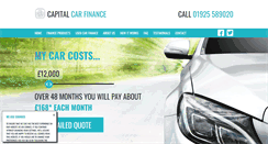 Desktop Screenshot of capitalcarfinance.co.uk